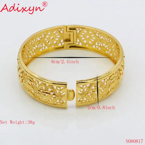 Hollow Bangle Cuff Bracelet for Women/Men Wide Jewelry N080817