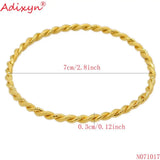 Twisted Bangle Dubai African Bracelet Arab Bridal Wedding Jewelry