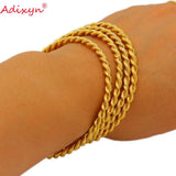 Twisted Bangle Dubai African Bracelet Arab Bridal Wedding Jewelry