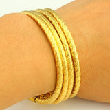 4pcs Women Dubai Bangle Bracelet Middle East African Jewelry