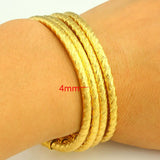 4pcs Women Dubai Bangle Bracelet Middle East African Jewelry