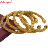 4pcs Dubai Bangles Ethiopian Bride Bracelets N071036