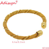 4pcs Dubai Bangles Ethiopian Bride Bracelets N071036