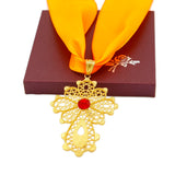 African Cross Pendant DIY Rope Chain for Women