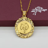 Allah Pendant Necklace Chain Muslim Islam Arab Jewelry