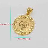 Allah Pendant Necklace Chain Muslim Islam Arab Jewelry