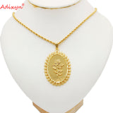 Arab Pendant Necklace for Women Men Party Wear Jewelry