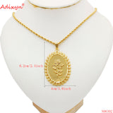 Arab Pendant Necklace for Women Men Party Wear Jewelry