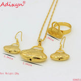 Bag Shape PNG Necklaces Pendant Earrings Ring set Papua Guinea Jewelry sets N090