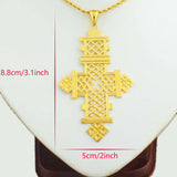 Cross Pendant Copper Chain African Dubai Jewelry