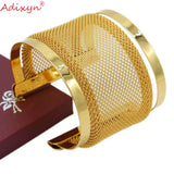 Dubai Hollow Bracelet Bangles Women African Middle east Arab Jewelry Wedding