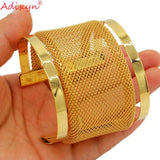 Dubai Hollow Bracelet Bangles Women African Middle east Arab Jewelry Wedding