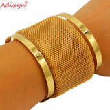 Dubai Hollow Bracelet Bangles Women African Middle east Arab Jewelry Wedding