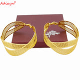 Dubai Ornament Copper Hoop Earrings for Women