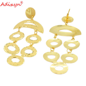 Ethiopian Earrings for Women Dubai Arab 24K Earrings N02019