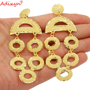 Ethiopian Earrings for Women Dubai Arab 24K Earrings N02019