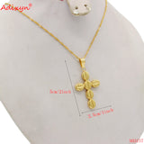 Ethiopian Cross Pendant Necklace Habesha Africa Wedding N03157