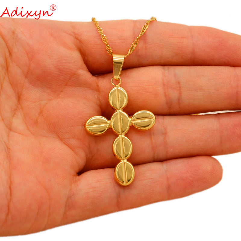Ethiopian Cross Pendant Necklace Habesha Africa Wedding N03157