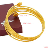 Dubai Bangles For Women African Ethiopian Bracelets Wedding Jewelry