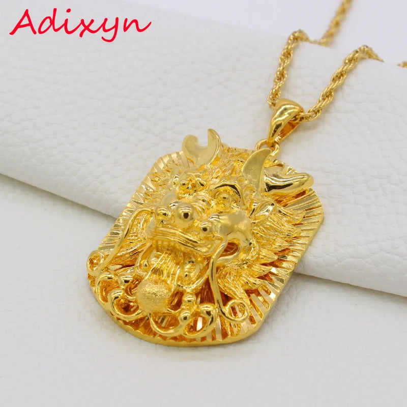 Dragon Zodiac Carving Faucet Pendant Men Women Jewelry