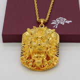 Dragon Zodiac Carving Faucet Pendant Men Women Jewelry