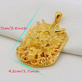 Dragon Zodiac Carving Faucet Pendant Men Women Jewelry