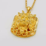 Dragon Zodiac Carving Faucet Pendant Men Women Jewelry