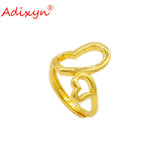 Copper Finger Ring for Women Men African Dubai Wedding Party