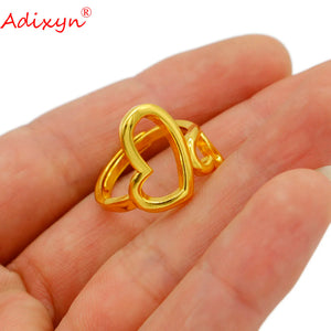 Copper Finger Ring for Women Men African Dubai Wedding Party