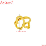 Copper Finger Ring for Women Men African Dubai Wedding Party