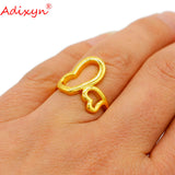 Copper Finger Ring for Women Men African Dubai Wedding Party