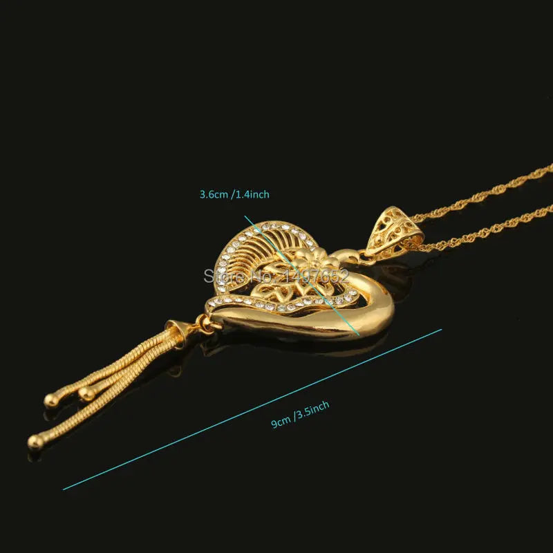 African Jewelry Pendant Necklace Vintage Allah pendant Women/Men jewelry