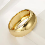 Punk Alloy Cuff Bracelets for Women Statement Jewelry Wide Bangle