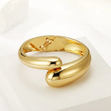 Geometric Cuff Bangles for Women - Punk Zinc Alloy Bracelet
