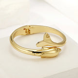 Punk Dolphin Shape Bangles Bracelets for Women