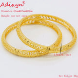 Two PCS Dubai Bracelets 24k Ethiopian/African/Sudan/Israel/India Jewelry