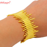 Dubai Wide Bangle 24k African Bracelets Bridal Wedding N03291