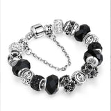 Adjustable Zodiac Bracelet Crystal Beads European American Style