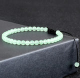 Adjustable Mini Beads Chalcedony Bracelet Yoga Healing Jewelry