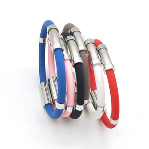 Adjustable Anti-Static Silicone Bracelet Magnetic Wristband