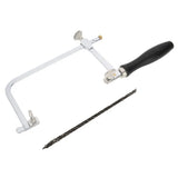 Adjustable Handle Sawbow Hacksaw with 12pcs Spiral Sawblades