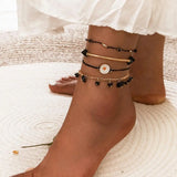 Adjustable Boho Bead Bracelet Set for Women & Teen Girls