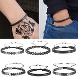 Adjustable Bracelet Bead Love Punk Charm Stone Bracelets Gallstone Woven