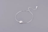 925 Silver Snowflake Charm Bracelet Allergy-Free Gift for Women