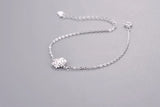 925 Silver Snowflake Charm Bracelet Allergy-Free Gift for Women