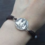 Adjustable Hand Woven Bigfoot Charms Bracelet