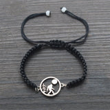 Adjustable Hand Woven Bigfoot Charms Bracelet