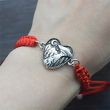 Adjustable Hand Woven Bigfoot Charms Bracelet