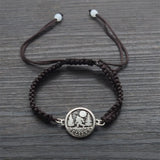 Adjustable Hand Woven Bigfoot Charms Bracelet
