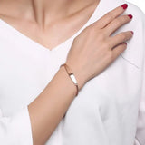 Engraved Stainless Steel ID Bracelet for Women